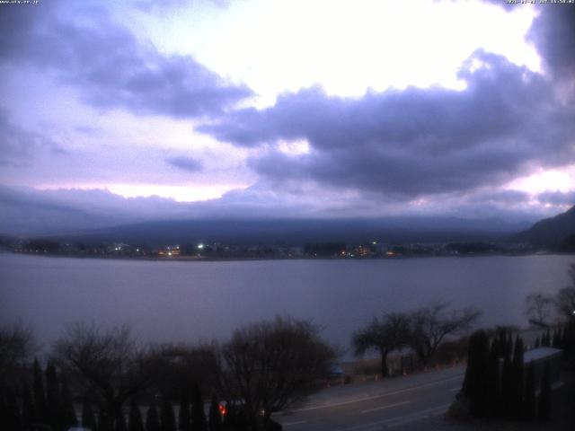 河口湖からの富士山
