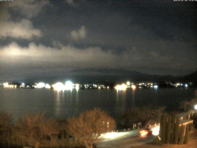 河口湖からの富士山