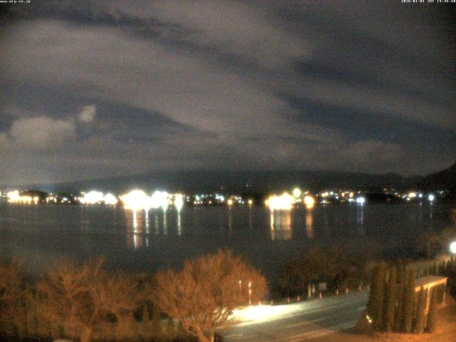 河口湖からの富士山