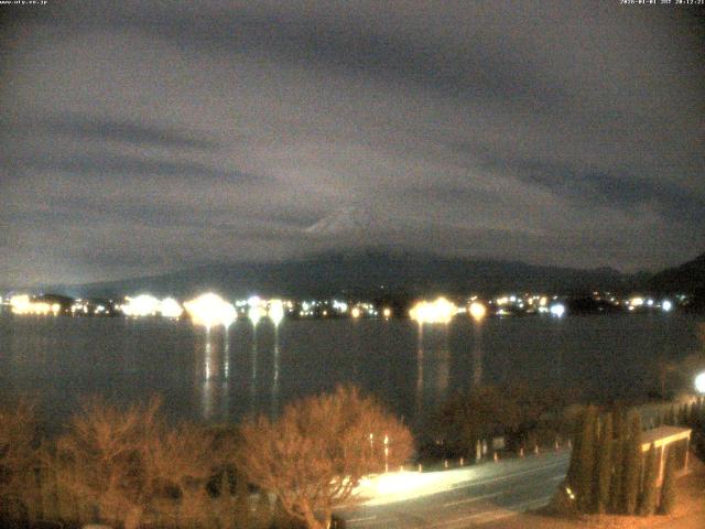 河口湖からの富士山