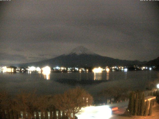 河口湖からの富士山