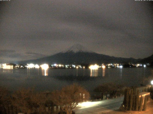 河口湖からの富士山