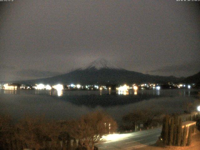 河口湖からの富士山