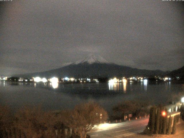 河口湖からの富士山