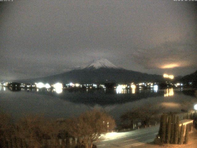 河口湖からの富士山