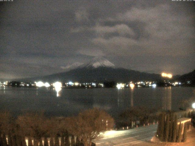 河口湖からの富士山