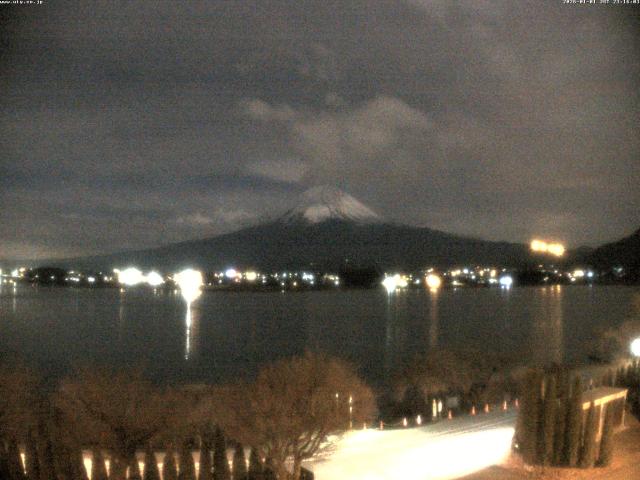 河口湖からの富士山