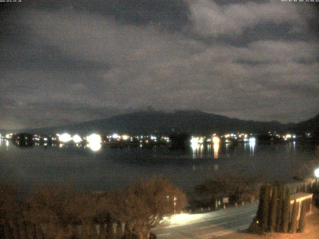 河口湖からの富士山