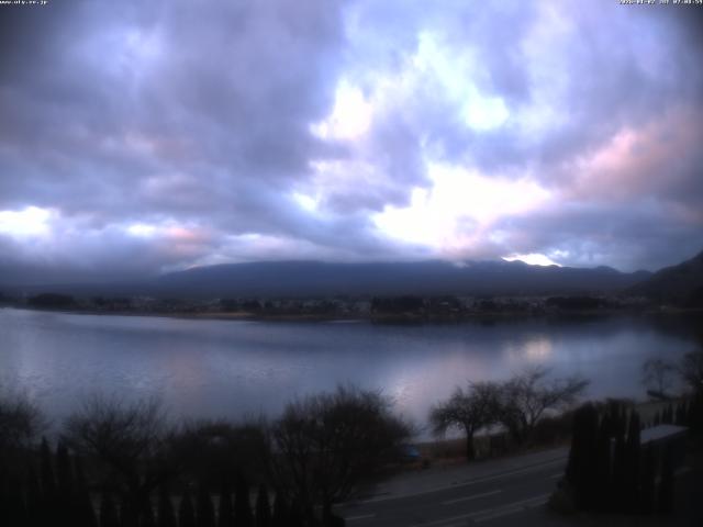 河口湖からの富士山
