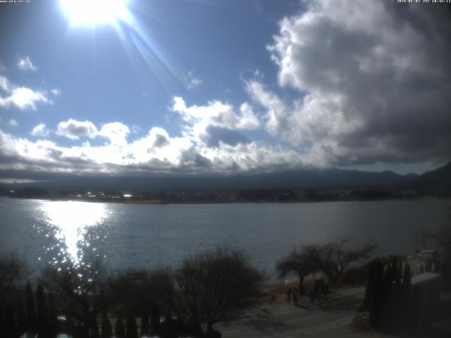 河口湖からの富士山