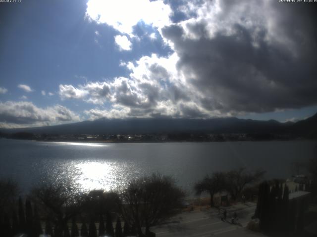 河口湖からの富士山