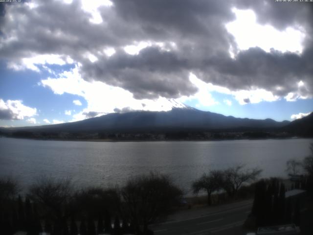 河口湖からの富士山