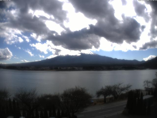 河口湖からの富士山