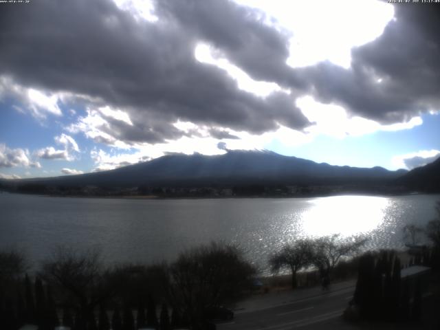 河口湖からの富士山