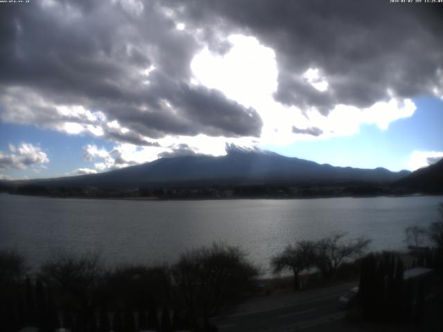 河口湖からの富士山