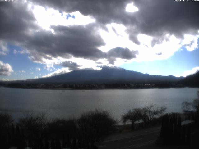 河口湖からの富士山