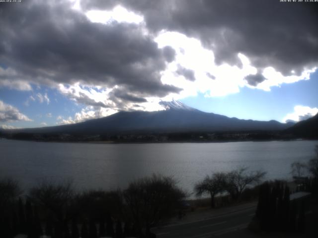 河口湖からの富士山
