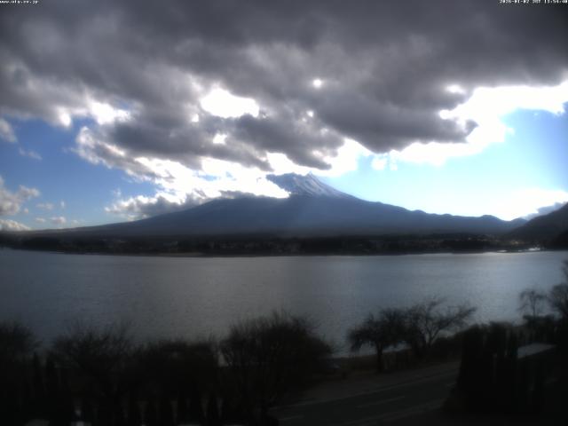 河口湖からの富士山