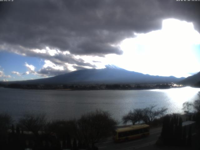 河口湖からの富士山