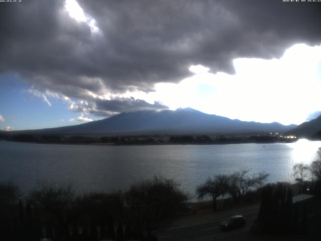 河口湖からの富士山