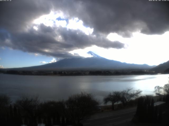 河口湖からの富士山