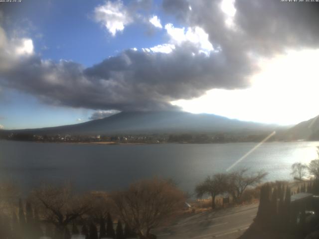 河口湖からの富士山