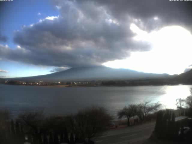 河口湖からの富士山