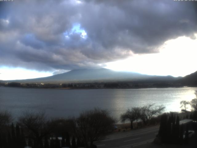河口湖からの富士山