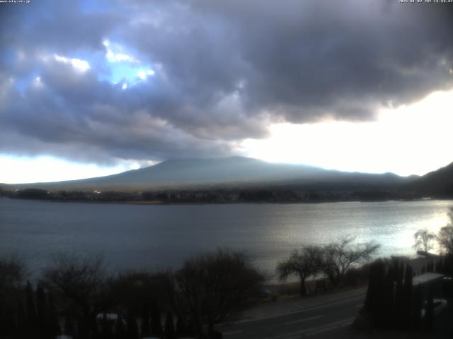 河口湖からの富士山