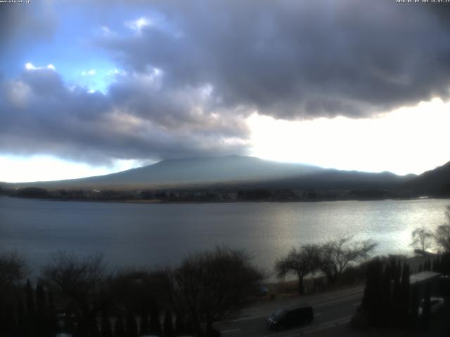 河口湖からの富士山