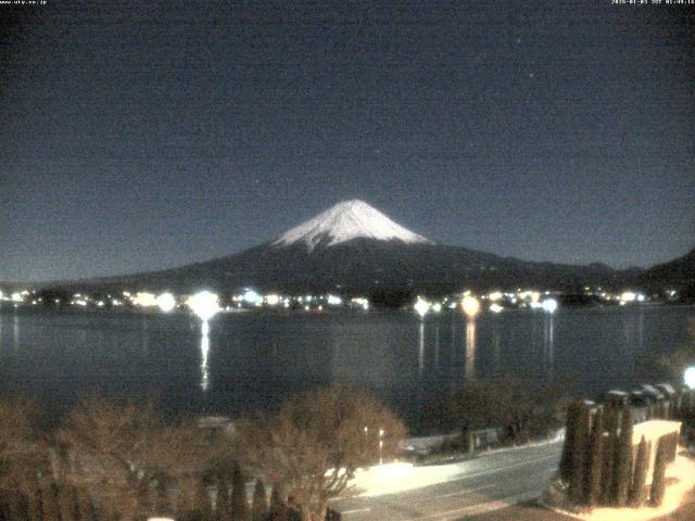 河口湖からの富士山