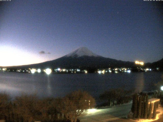 河口湖からの富士山