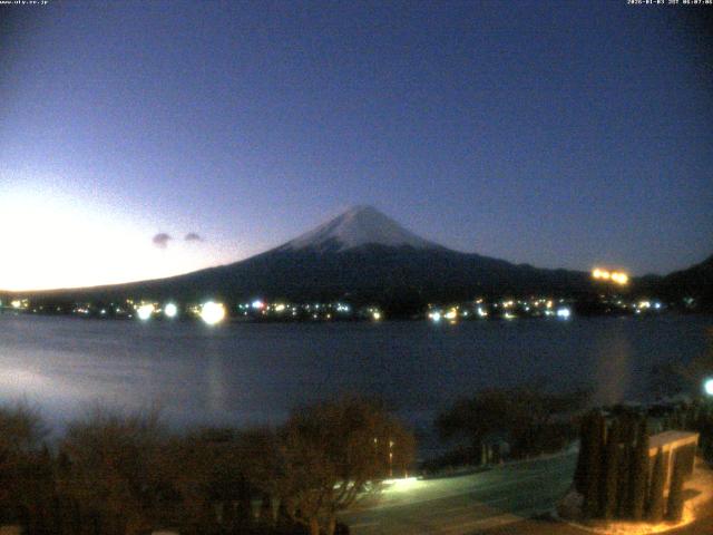 河口湖からの富士山
