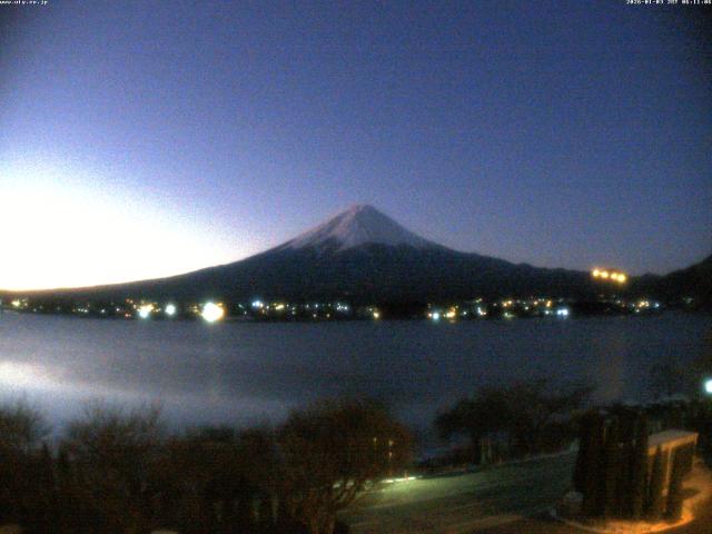 河口湖からの富士山