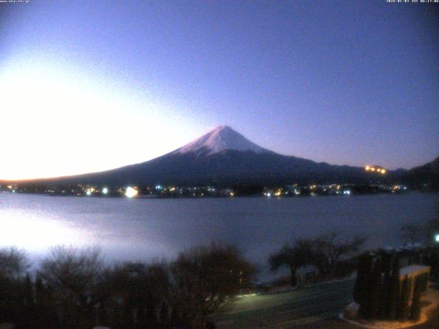 河口湖からの富士山