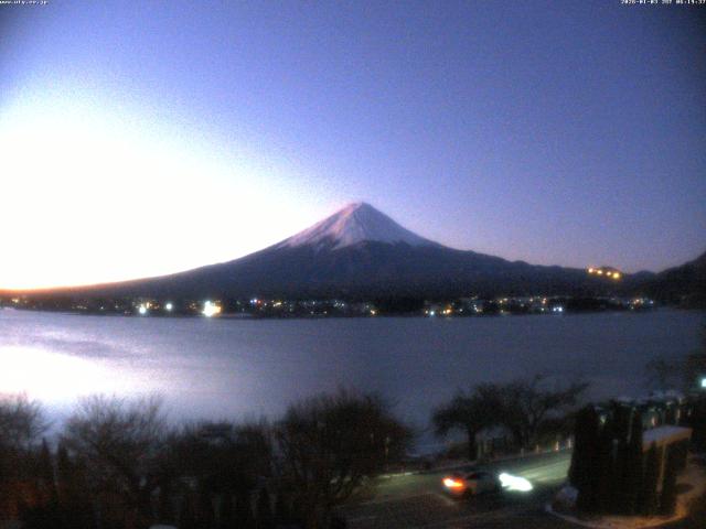 河口湖からの富士山