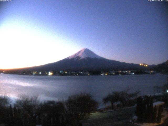 河口湖からの富士山