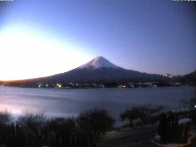 河口湖からの富士山