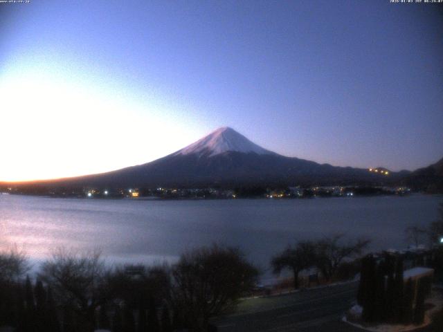 河口湖からの富士山
