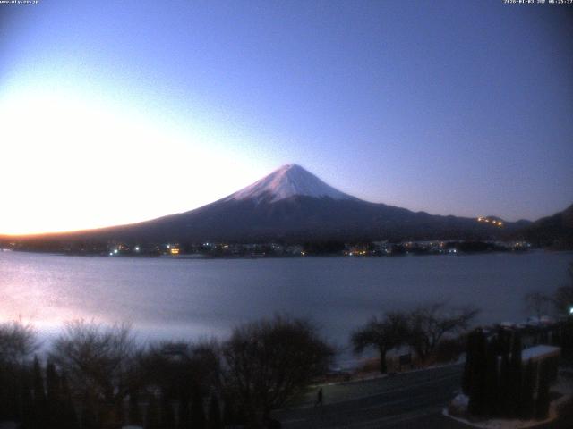 河口湖からの富士山