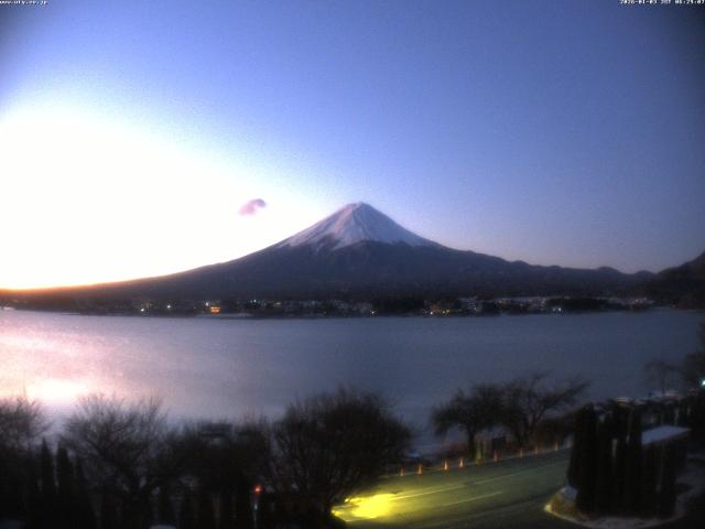 河口湖からの富士山