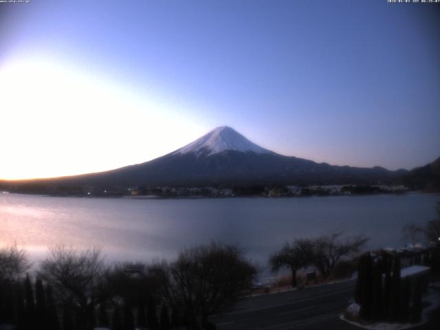 河口湖からの富士山