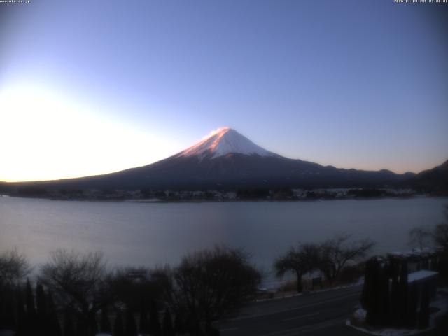 河口湖からの富士山