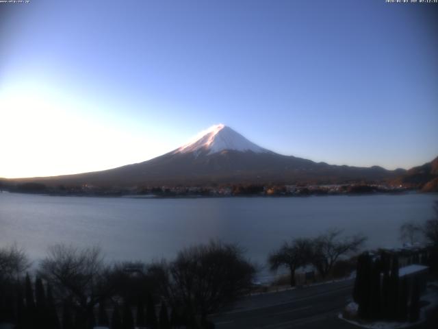 河口湖からの富士山