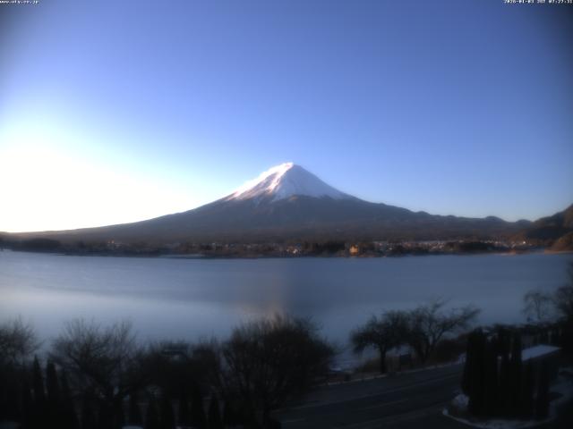 河口湖からの富士山