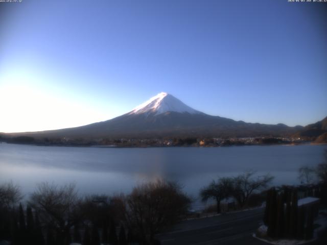 河口湖からの富士山
