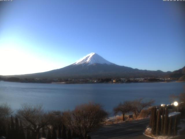 河口湖からの富士山