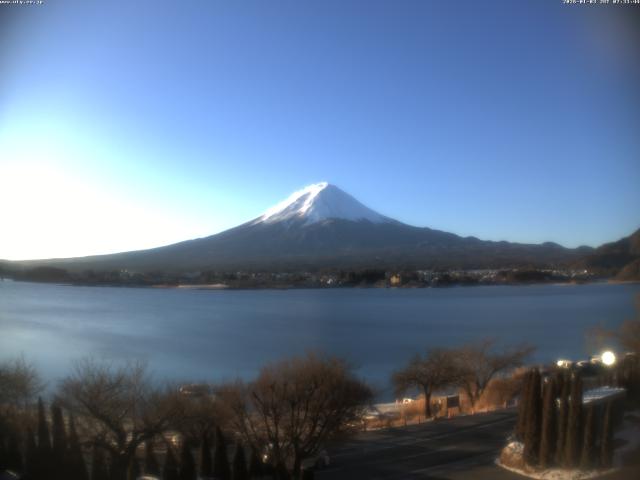 河口湖からの富士山