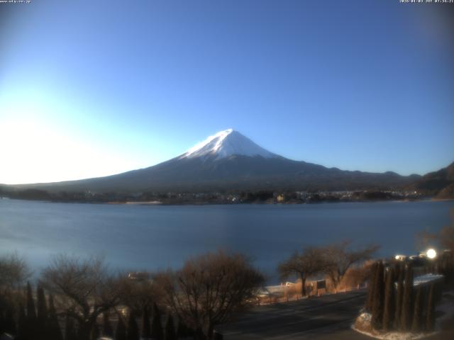 河口湖からの富士山