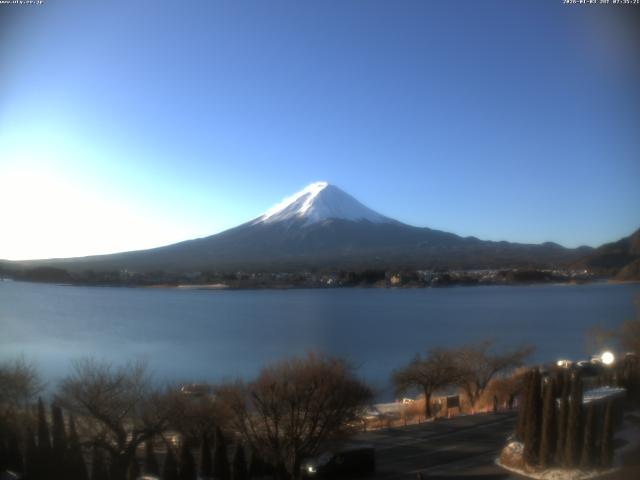 河口湖からの富士山